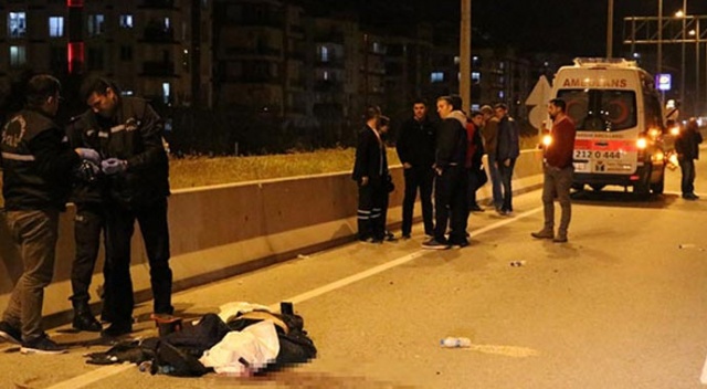 Metrelerce savruldu... Çok acı görüntü