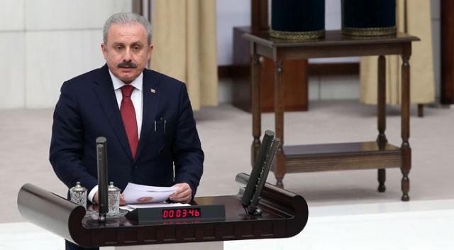 Mustafa Şentop Meclis'te teşekkür konuşması yaptı Mustafa Şentop Meclis'te teşekkür konuşması yaptı