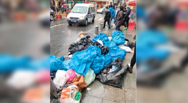 Şişli’de sokaklar çöplükten  geçilmiyor