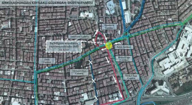 Trafiğin en yoğun noktalarından biriydi... Şirinevler'de güzergahlar yeniden düzenlendi Trafiğin en yoğun noktalarından biriydi... Şirinevler'de güzergahlar yeniden düzenlendi