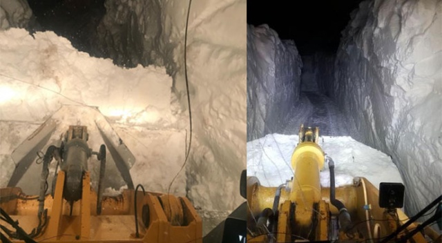 Yüksekova'da kar kalınlığı 5 metreyi geçti Yüksekova'da kar kalınlığı 5 metreyi geçti