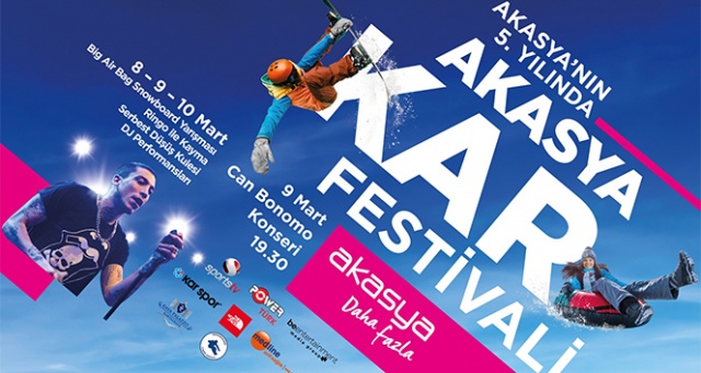 Akasya 5'inci yaşına Kar Festivali ile girecek