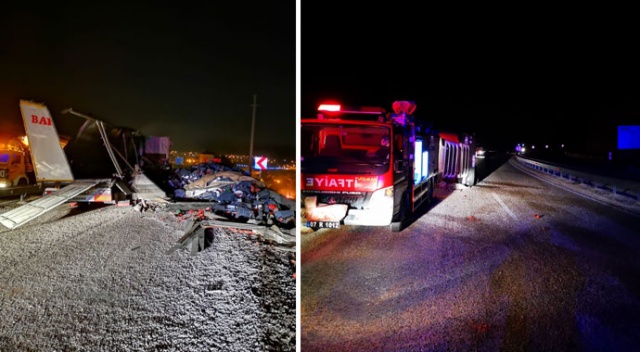 Antalya&#039;da trafik kazası: 1 Ölü