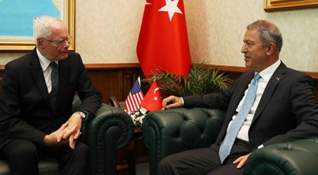 Bakan Akar, ABD’nin Suriye Özel Temsilcisi Jeffrey ile görüştü Bakan Akar, ABD’nin Suriye Özel Temsilcisi Jeffrey ile görüştü