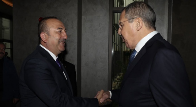 Bakan Çavuşoğlu, Rusya Dışişleri Bakanı Lavrov ile görüştü