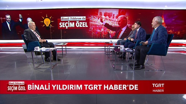 Binali Yıldırım'dan TGRT Haber Seçim Özel programına özel açıklamalar Binali Yıldırım'dan TGRT Haber Seçim Özel programına özel açıklamalar