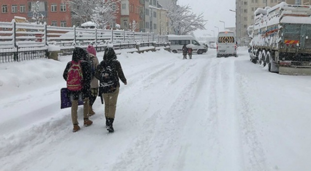 Bitlis, Van ve Hakkari'de eğitime kar engeli