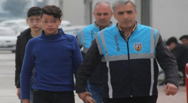 Boks makinesi yerine koyduğu çocuğu döven zanlı tutuklandı