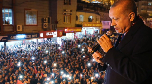Cumhurbaşkanı Erdoğan Belen’de