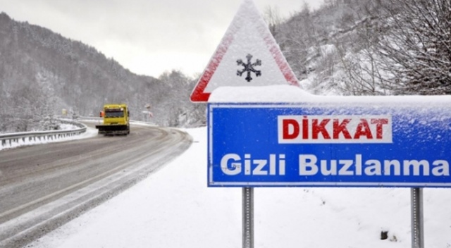 Doğu illeri için buzlanma ve çığ uyarısı Doğu illeri için buzlanma ve çığ uyarısı