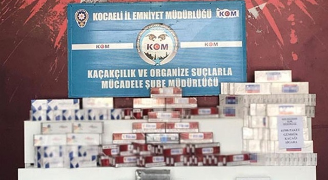 Kocaeli'de dev operasyon! 61 bin 500 paketin hepsi ele geçirildi Kocaeli'de dev operasyon! 61 bin 500 paketin hepsi ele geçirildi