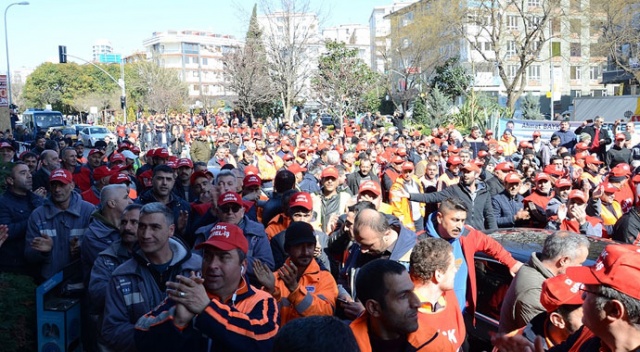 Maltepe Belediyesinde işçi protestosu Maltepe Belediyesinde işçi protestosu
