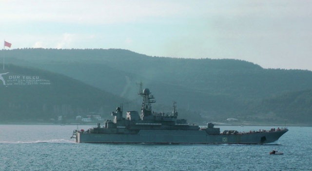 Rus savaş gemisi, Türk savaş gemisiyle karşılaştı
