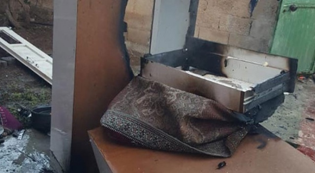 Şanlıurfa&#039;da cinnet getirip evini ateşe verdi
