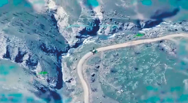 Teröristlere F-16 ile imha