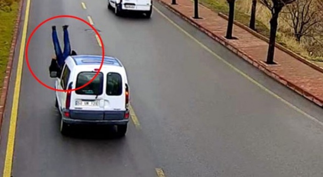 Ticari Aracın Yayaya Çarpması Güvenlik Kamerasında Ticari Aracın Yayaya Çarpması Güvenlik Kamerasında