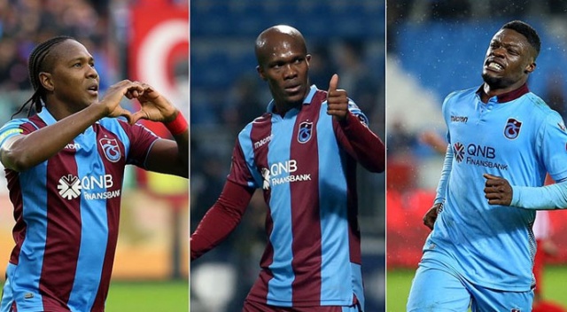 Trabzonspor'un golcü üçlüsü Trabzonspor'un golcü üçlüsü