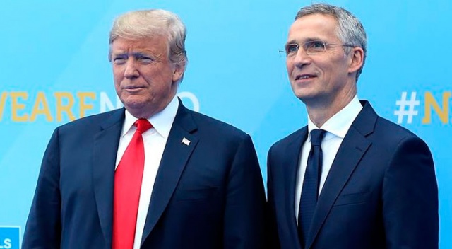 Trump NATO Genel Sekreteri Stoltenberg ile görüşecek Trump NATO Genel Sekreteri Stoltenberg ile görüşecek