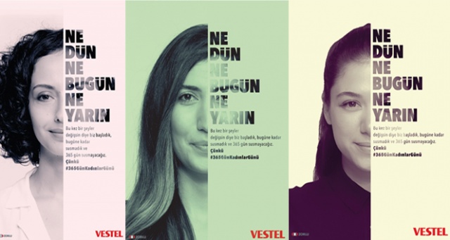 Vestel'in 365 gün Kadınlar Günü kampanyasına sanatçılardan destek Vestel'in 365 gün Kadınlar Günü kampanyasına sanatçılardan destek