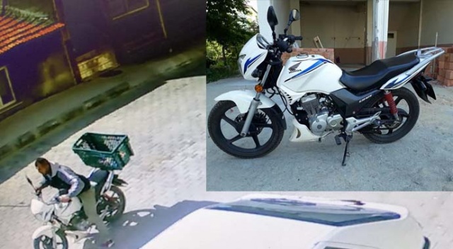 10 gün önce aldığı motosikleti 10 dakika çalındı