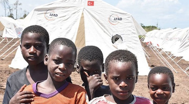 AFAD'dan Mozambik'e çadır kent AFAD'dan Mozambik'e çadır kent