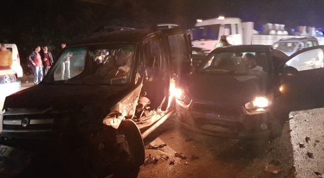 Bursa'da zincirleme kaza: 2 yaralı