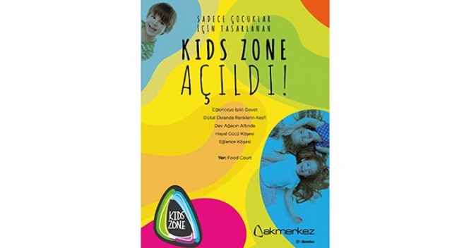 Çocuklar için tasarlanan Kids Zone açıldı Çocuklar için tasarlanan Kids Zone açıldı
