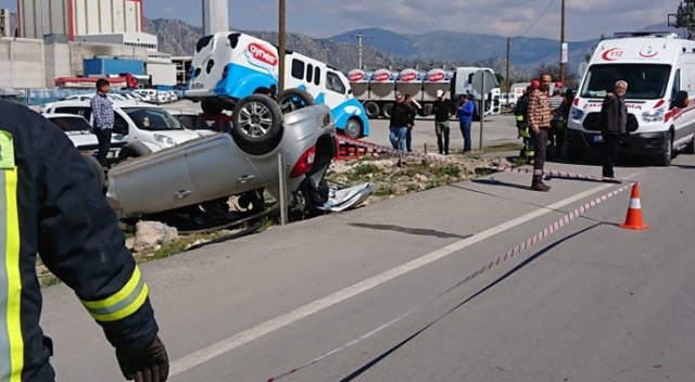 Denizli’de trafik kazası: 4 yaralı