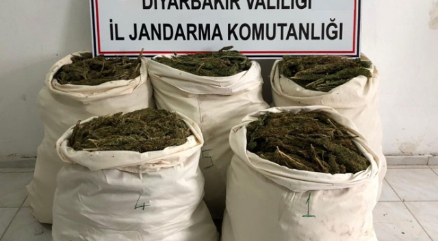 Diyarbakır’da 85 kilogram esrar ele geçirildi