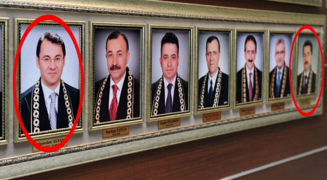 FETÖ’cü alçakların resimleri yüksek mahkeme duvarında! FETÖ’cü alçakların resimleri yüksek mahkeme duvarında!
