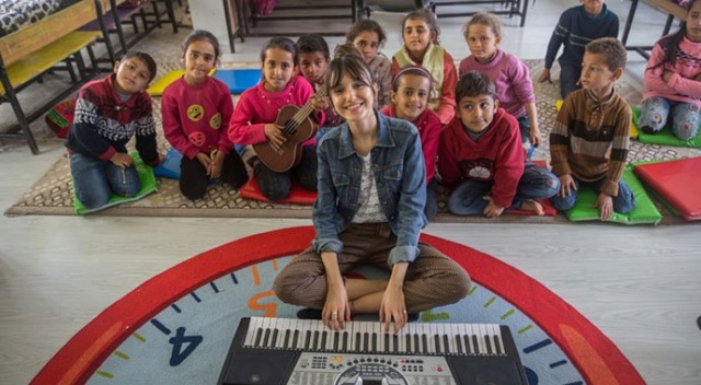 Harranlı miniklerin 'müzik perisi'