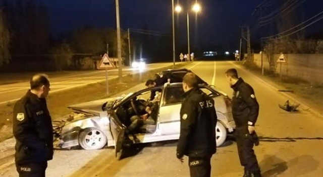 Iğdır&#039;da trafik kazası: 2 yaralı