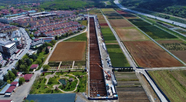 İstanbul Havalimanı metro hattı hızla ilerliyor