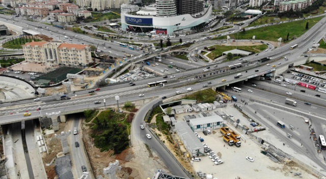 İstanbul trafiğini çözecek proje havadan görüntülendi İstanbul trafiğini çözecek proje havadan görüntülendi