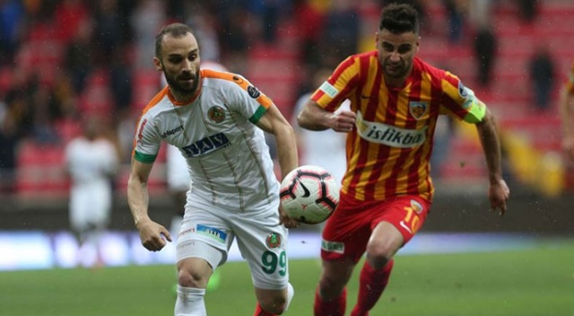 Kayserispor 1 puana razı oldu Kayserispor 1 puana razı oldu