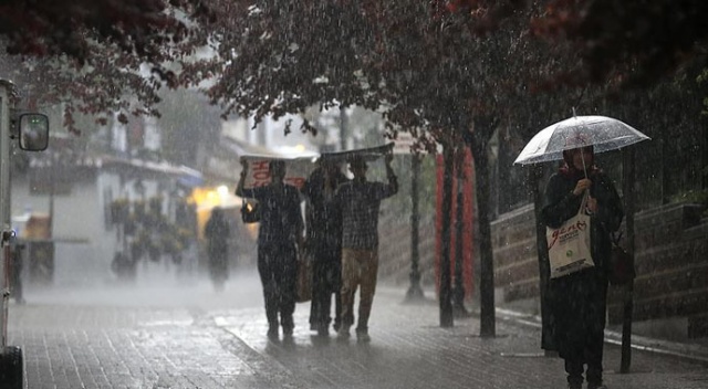 Meteorolojiden 3 il için yağış uyarısı Meteorolojiden 3 il için yağış uyarısı
