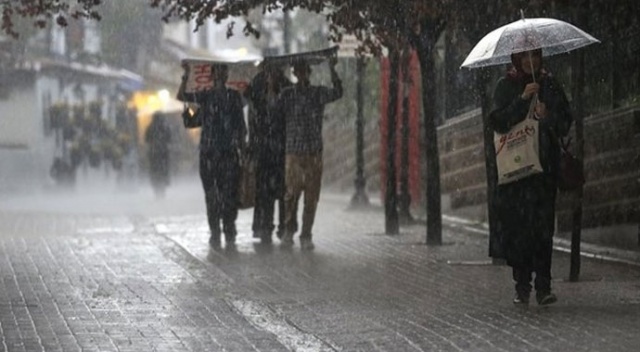 Meteorolojiden yağış uyarısı Meteorolojiden yağış uyarısı