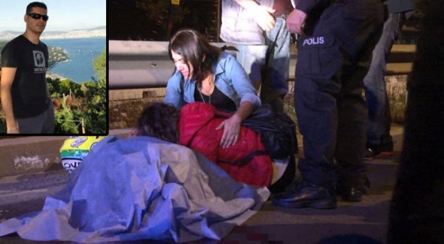 Motosikletli genç adamın acı ölümü