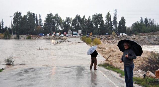 Muğla'da şiddetli sağanak