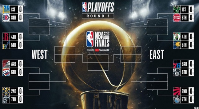 NBA'de play-off eşleşmeleri belli oldu NBA'de play-off eşleşmeleri belli oldu
