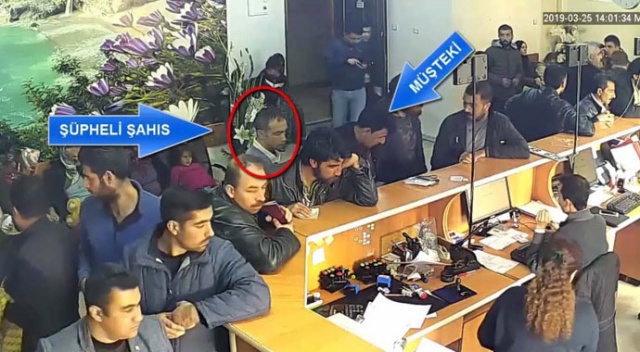 Noter faresini güvenlik kameraları yakalattı Noter faresini güvenlik kameraları yakalattı
