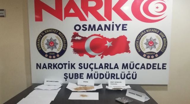 Osmaniye’de zehir tacirlerine operasyon: 3 gözaltı