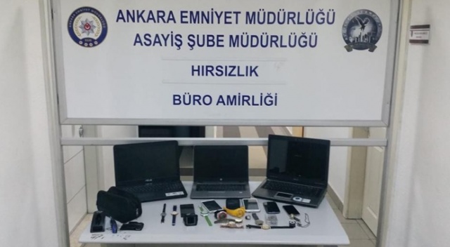 Polis, hırsızları yedikleri abur cuburdan yakaladı