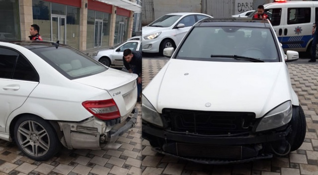 Polis otosuna çarpıp kaçan sürücü yakalandı Polis otosuna çarpıp kaçan sürücü yakalandı