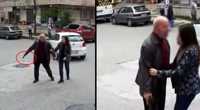 Silah çeken babayı kızı ikna etti Silah çeken babayı kızı ikna etti