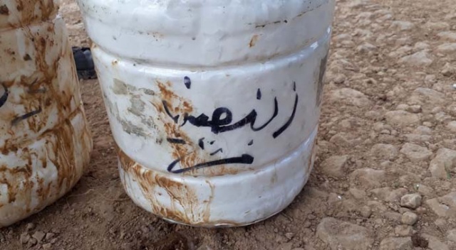 Sınırda 20 kilogram patlayıcı ele geçirildi