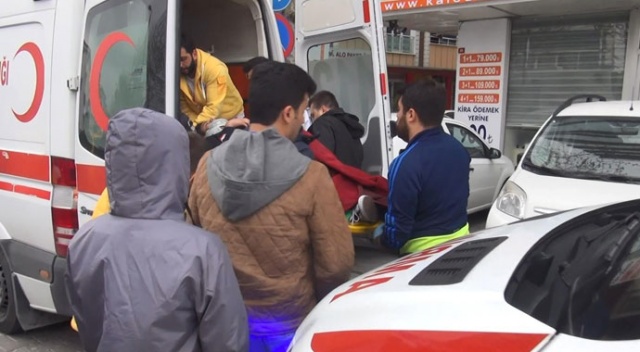 Şoke eden olay! Arkadaşını bırakıp kaçtı Şoke eden olay! Arkadaşını bırakıp kaçtı