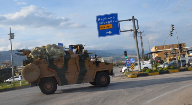 Suriye sınırına komando ve zırhlı araç sevkiyatı