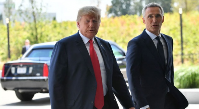 Trump, NATO Genel Sekreteri Stoltenberg ile görüştü Trump, NATO Genel Sekreteri Stoltenberg ile görüştü