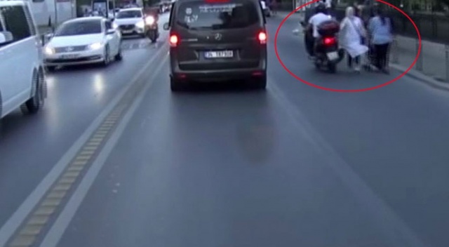Turist kadına önce çarptı, sonra kaçtı